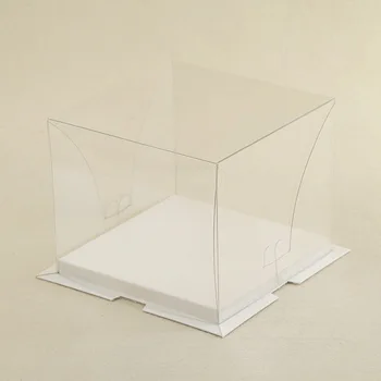 30set 13*13*11cm skaidraus Plastiko Kepyklų konteinerių skaidrus Kepimo pakavimo Dėžučių Tortas