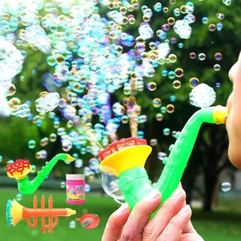 30set 15cm Įvairių Muzikos stilių Muilo Burbulas Koncentratas klijuoti su ne liquild Sax Tuba ragų vaikas Gazillion burbulus pučia bar