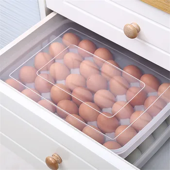 34 Tinklelis Kiaušinių Laikymo Dėžutė Virtuvės Šaldytuvas Maisto Skaidrus Daržovių Iškylą Maisto Produktų Laikymo Dėžutė