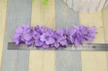 34cm kiekvienas gabalas dirbtinis Hydrangea wisteria gėlių plotai vestuvių arch gėlės rotango marrige šalies Girliandas Apdailos Gėlių