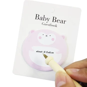 36 Vnt./daug Baby Bear Svečių Kawaii Sticky Notes Post Ji Memo Pad Planuotojas Lipdukų Popieriaus Žymos Scrapbooking Lipdukas