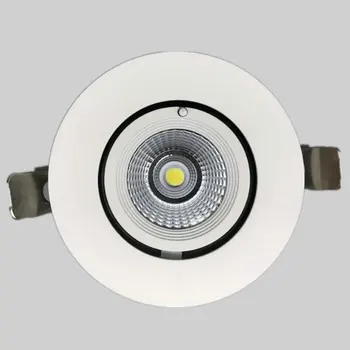 360 laipsnių Sukimosi LED Šviestuvai 12W 15W LED Lubų Downlight Lempos, LED Lubų šviestuvas Namų Patalpų Apšvietimas Nemokamas pristatymas
