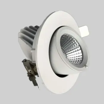 360 laipsnių Sukimosi LED Šviestuvai 12W 15W LED Lubų Downlight Lempos, LED Lubų šviestuvas Namų Patalpų Apšvietimas Nemokamas pristatymas