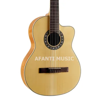 39 colių Burlywood spalvos klasikinė gitara iš Afanti Muzikos (ASG-1051)
