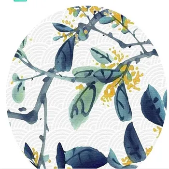3D Custom Tapetai Kinų Stiliaus Šviesiai Pilka Gėlės Sienų Freskomis Ranka-dažytos Paukščių, Gėlių, Foto Tapetai už Kambarį