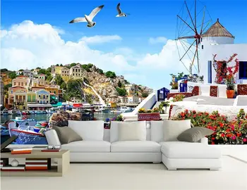 3d tapetai užsakymą foto tapetai kambarį freskos, Venecijos kraštovaizdžio 3d tapyba sofa-lova, TV foną už sienos 3d
