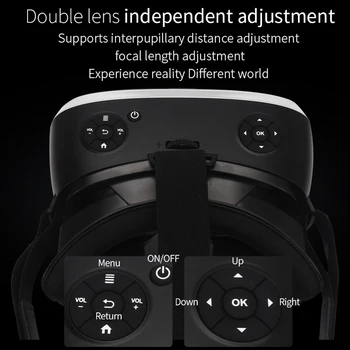 3D VR PC H4, Virtualios Realybės Akiniai ir Viskas Vienu Svaiginančius VR Ausines Akinius 2K HD WI-fi, HDMI Vaizdo Langelį PC Su Valdikliu