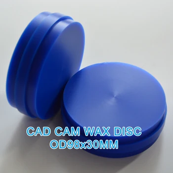 3pcs/daug Wieland Sistemos 98*30mm Vaškas blokai rūšių dantų vaškas disko Mėlynos ir baltos spalvos