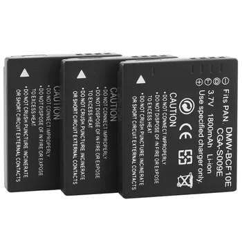 3x Probty DMW-BCF10E DMW BCF10e Camera Batteries for Panasonic DMC-FS12 DMC-FS4 FX40 DMC-F2 DMC-FT1 FT3 DMC-TS1 TS2 TS3 FX550