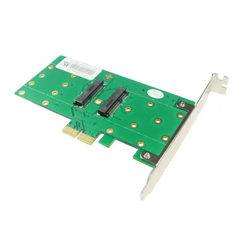 4 mSATA SSD PCI-e 2.0 Hibridinis duomenų Valdytojas Kortelės RAID0 RAID1 RAID10 Marvell HyperDuo 