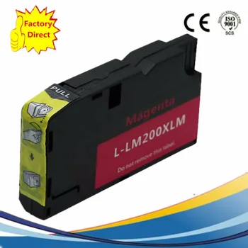 4 x LM200XLBK LM200XL LM-200XL LM200 LM-200 Ink Cartridges Replacement For Lexmark OfficeEdge Pro4000c Pro4000 Pro5500 Pro5500t