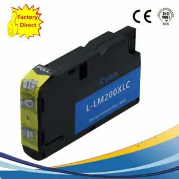 4 x LM200XLBK LM200XL LM-200XL LM200 LM-200 Ink Cartridges Replacement For Lexmark OfficeEdge Pro4000c Pro4000 Pro5500 Pro5500t