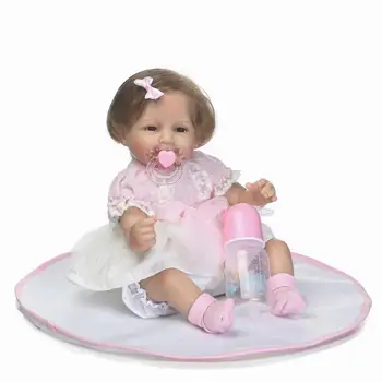 40 CM Tikroviška baby girl lėlės 16inch atgimsta kūdikiams vinilo gimęs silikono lėlės reborn užbaigti lėlės marioneta žaislai mergaitėms, vaikams