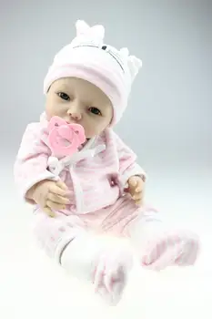 40cm Silikono Reborn Baby Doll Vaikas Žaislų Tikroviška Reborn Lėles Žaisti Namuose Žaislas Vaikams Gimtadienio Dovana Mergaitei Princess Žaislas Dušo Lėlės