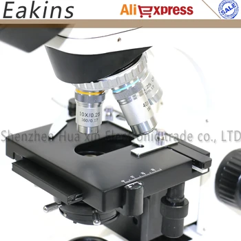 40X-1600X Profesionalūs Medicinos Laboratorijos Klinikos Vet Trinokulinis Fazių Kontrasto Junginys Biologinių Stereo Mikroskopas, Nustatyti Sistemos
