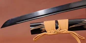 41'high kokybės japonų samurajų kardas katana juoda sulankstyti plieno full tang sharp