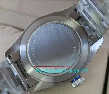 41mm Parnis Sapphire Kristalas Japonijos 24 brangenybės, Automatinė Savarankiškai Vėjo Judėjimo Mechaniniai laikrodžiai 10Bar Šviesos vyriški laikrodžiai Q89