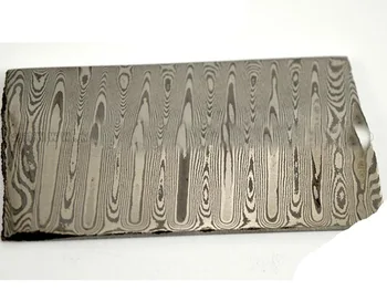 430+440 nerūdijančio plieno Damaske modelis plieninio Peilio ašmenų Medžiaga Gaminti DIY įrankiai (ne termiškai apdoroti ne Ėsdinimo)