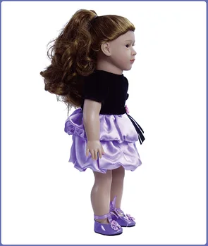 45 cm, gali stovėti drabužiai kūno Amerikos mergina lėlės 18