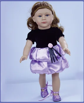 45 cm, gali stovėti drabužiai kūno Amerikos mergina lėlės 18