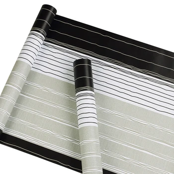 45CMX10M Stripes Self Adhesive Wallpaper PVC water proof Wall Sticker for Furniture Kitchen Living Room Salon Restaruant