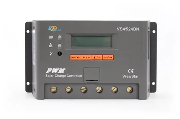 45V 12V saulės elementų įkroviklį reguliatorius VS4524BN su USB kabelis, ryšio kabelis ir MT50 nuotolinio metrų Saulės kolektorių PWM EPEVER