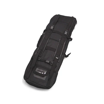 47 colių 120 CM SWAT Dual Taktinis Sunkiųjų Messenger Didelės Talpos Maišelis, lagaminas, Skirtas Šautuvas, Pistoletas Juoda Didmeninės