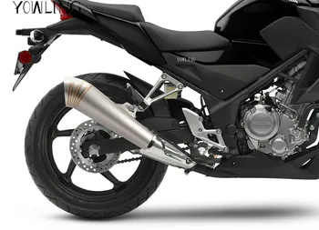 48.8 MM Modifikuotų motociklo išmetimo vamzdžio kepti vamzdis išmetamųjų dujų vamzdis, HONDA CBR929RR CBR600RR CBR954RR CB1000R CBR1000RR FIREBLADE