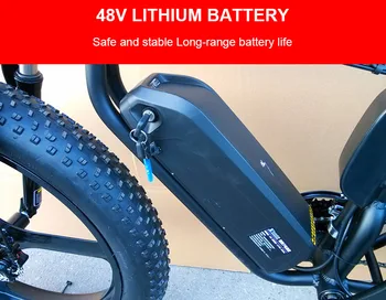 48V Ličio baterijos elektros kalnų dviračių baterija bms 18560 ląstelių Ir 1000w variklis su pavara