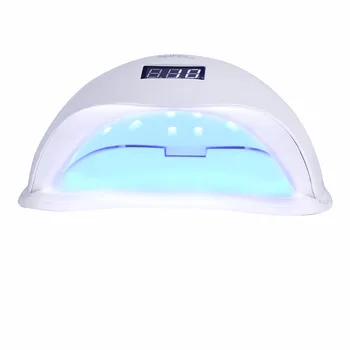 48w Sun5 LED UV Nagų Lempa Automatiškai Įjungti ir išjungti Jutiklis Profesionalus Pedikiūro, Manikiūro Džiovintuvas Šviesos Mašina, LCD Ekranas