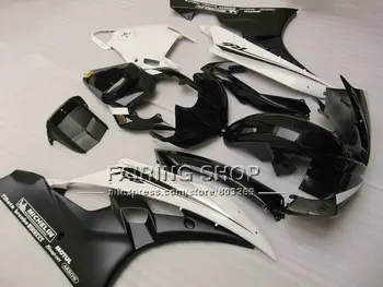 4ER4 Custom motociklų lauktuvės rinkiniai YAMAHA YZFR6 2006 m. 2007 m purvasargiai nustatyti YZF1000 YZF R6 06 07 ABS blizgus juodas bodyworks