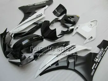 4ER4 Custom motociklų lauktuvės rinkiniai YAMAHA YZFR6 2006 m. 2007 m purvasargiai nustatyti YZF1000 YZF R6 06 07 ABS blizgus juodas bodyworks