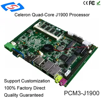 4GB ram Su GPIO Intel celeron J1900 Quad Core Įterptųjų X86 Pramonės Mini Itx pagrindinė Plokštė