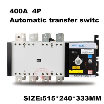 4P 400A 380V Izoliacijos tipo Dual Power Automatinis perkėlimas jungiklis ATS