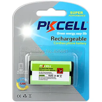 4pcs/4card belaidžius telefono baterija PK-0049 2.4 V NIMH AA*2 1600MAH P546A,HHR-P513 pkcell