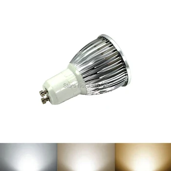 4PCS/daug didelės galios LED Prožektoriai, COB, 5W COB LED GU10 Lemputė,3200K Šiltai Balta LED, COB Akiratyje+Nemokamas Pristatymas