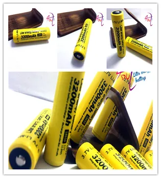 4PCS/daug Saugomų Originalus Li-lon baterijos 18650 NCR18650B 3200mah su PCB), 3,7 V Žibintuvėlis