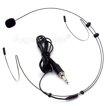 4Pcs Headworn Kondensatoriaus Mikrofonas (3,5 mm Male Plug Varžtas laisvų Rankų įranga Mic Microfono Mike PC Karaoke Belaidis Siųstuvas Bodypack