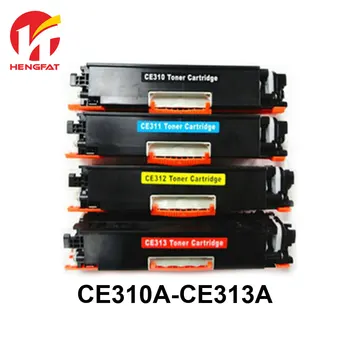 4PCS suderinamos Spalvos tonerio kasetė CE310A CE311A CE312A CE313A naudoti LaserJet 1025/1025NW
