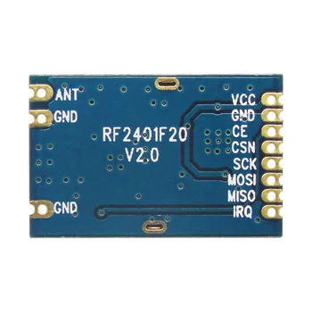 4sets/daug FCC patvirtinimas RF2401F20 - ilgo nuotolio 20dBm didelio jautrumo 2.4 GHz nrf24l01+ modulis 100mW 2.4 g nrf24l01 pa lna modulis