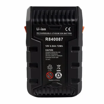 4x New Eleoption 4000mAh 18V Li-ion Rechargeable Power Tool Battery for RIDGID R840083 R840085 R840086 R840087 Series AEG Series