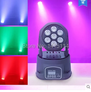 4Xlot led šviesos juosta 7*10w 4 1 RGBW led mini skalbinių juda galvos scenos šviesos