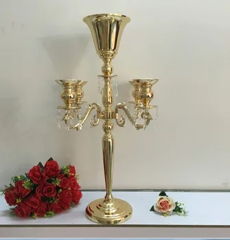 5 ginklų ramsčiui aukščio Šviestuvai vestuvių rekvizitai stovėti lentelė atveju Centerpieces žvakidės turėtojas vestuvių liustra namų žvakė