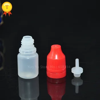5 ml plastikinis spaudimo butelis su lašintuvu ilgas plonas patarimas paakių kremas