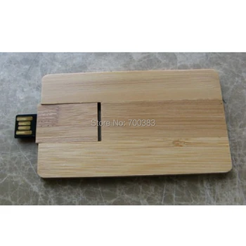 5 VNT USB2.0 No logo Verslo medienos kortelės, USB Atmintinės, medinės Kortelės Talpa Pakankamai U Disko, USB 