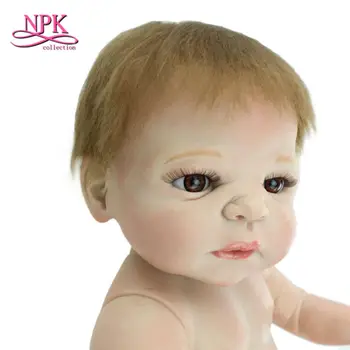 50 cm Naujo Dizaino Silikono Reborn Baby Lėlės Plika Lėlės,Silikono Lėlės Reborn Kūdikių Vonios Žaislai, Naujagimių, Vaikų Maudymosi Lėlės