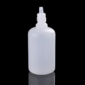 50 Vnt./Daug 50ML Balto Plastiko Butelį Skysčio Saugojimo Butelių Tuščių Plastikinių Squeezable Akių Skysčio Užkratas Buteliai Didmeninės
