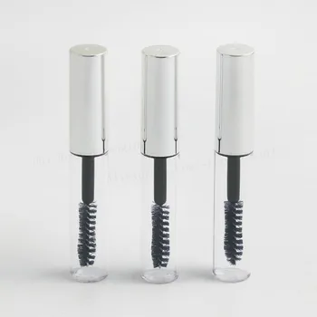 50 x 4ml Travel Mini Clear Travel Mascara Tube Container Vial Liquid Bottle Container Cap PP Mascara Cosmetic Packaging