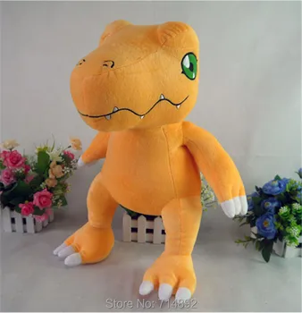 50cm Skaitmeninis Monstras Agumon pliušinis žaislas Digimon Nuotykių YAGAMI TAICHI pet aukštos kokybės cosplay trumpas pliušinis lėlės nemokamas pristatymas