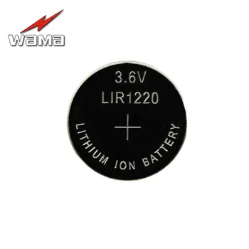 50x Wama LIR1220 3.6 V Įkrovimo Mygtuką Baterijos Gali Pakeisti CR1220 Gali Būti Tvarkomi Suvirinimo Koja Baterija Didmeniniams